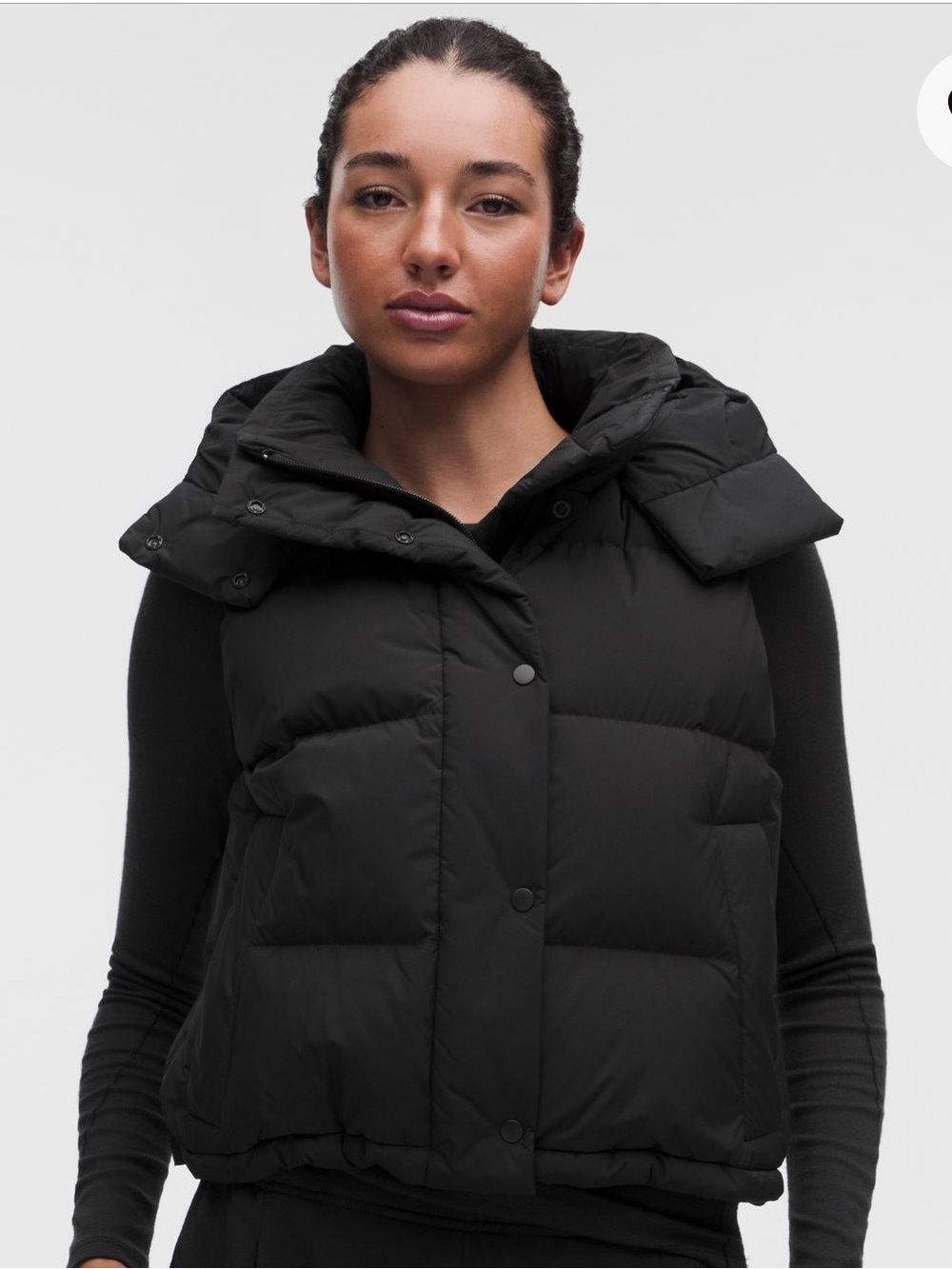 lululemon Women's Wonder Puff Vest  Black, Size 8